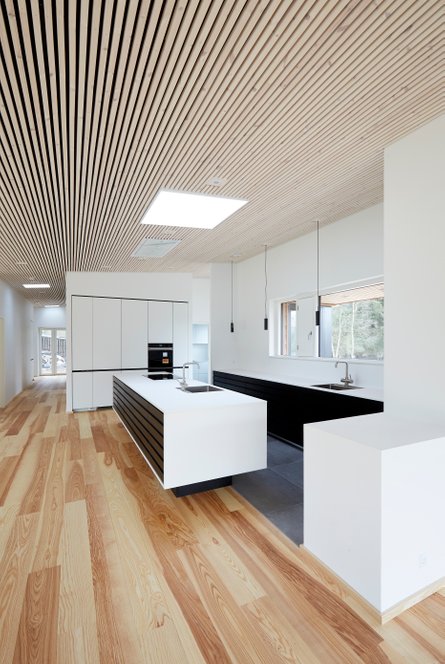villa Sondrup moderne køkkenalrum køkken lys