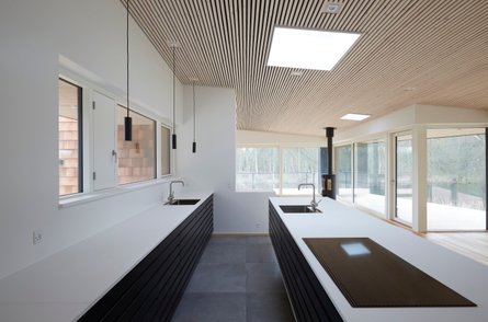 villa sondrup køkkenalrum udsigt moderne